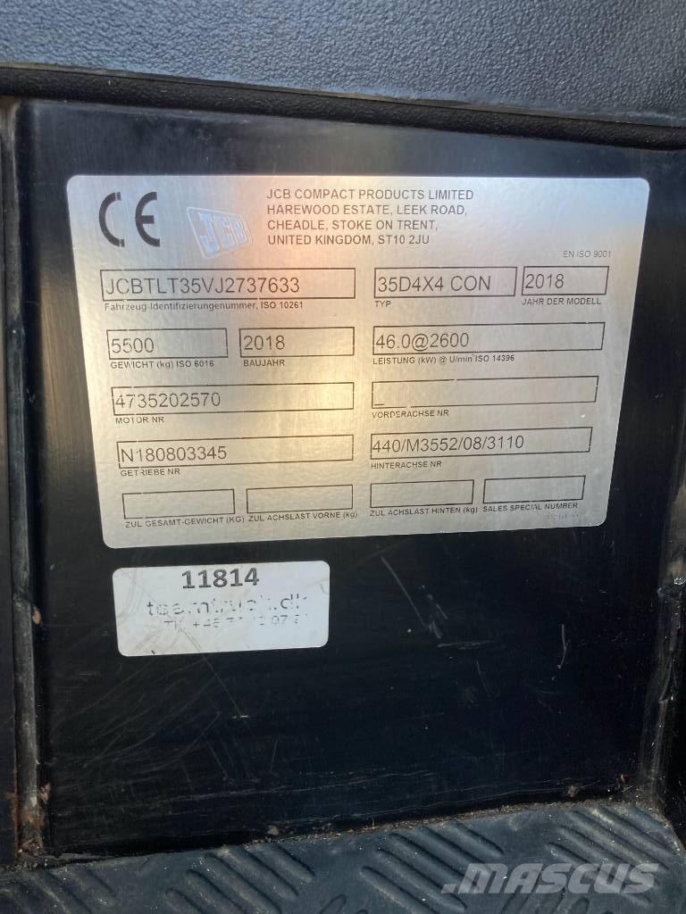 JCB TLT 35 D 4x4 Sollevatori telescopici