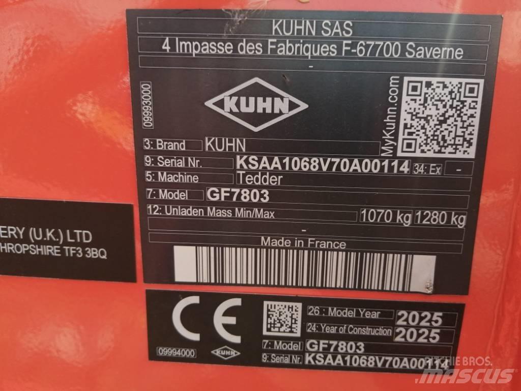 Kuhn GF7803 Ranghinatori
