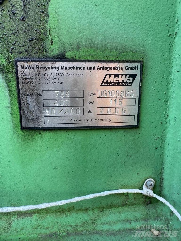 MeWa UG1008 Macchine e impianti per macinazione