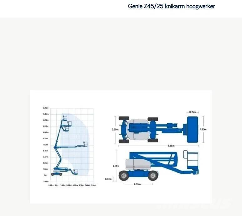 Genie Z45/25 Piattaforme a braccio articolato