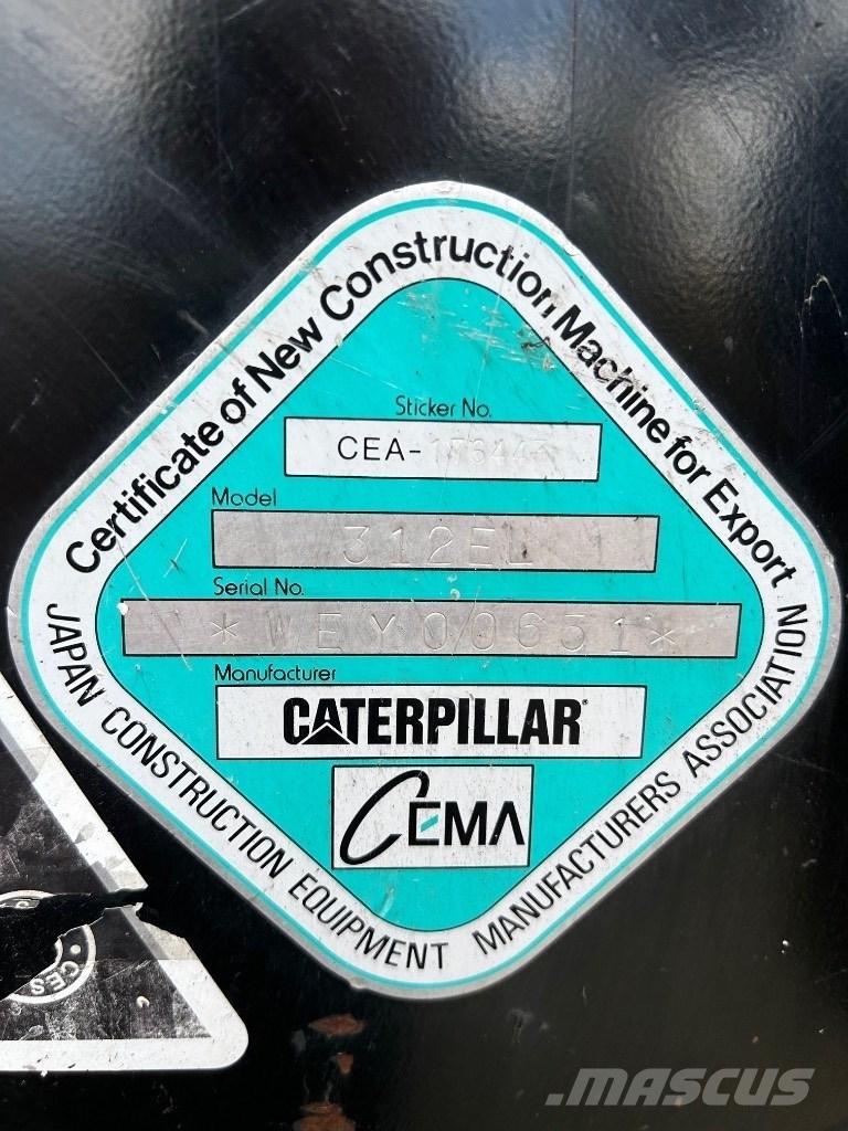 CAT 312 E Escavatori cingolati