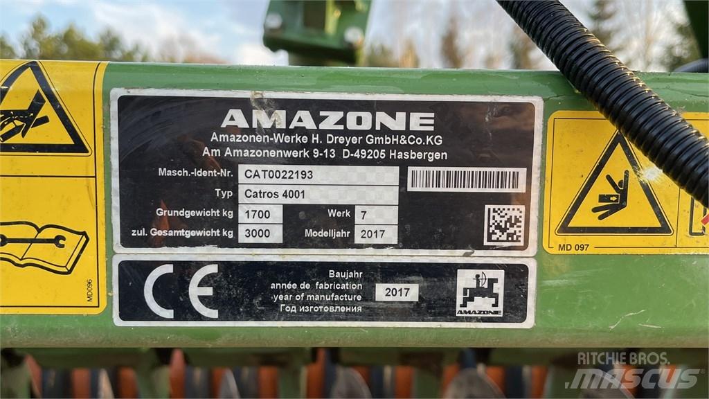 Amazone Catros 4001 Erpici a dischi