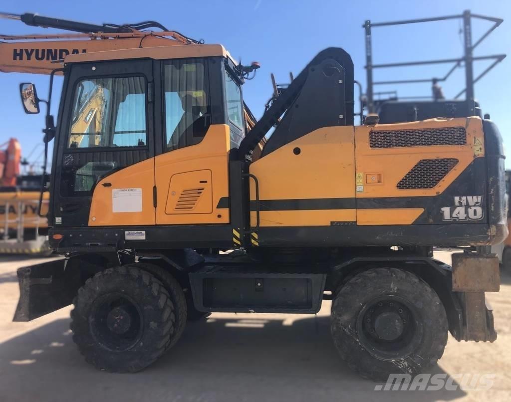 Hyundai HW140 Escavatori gommati