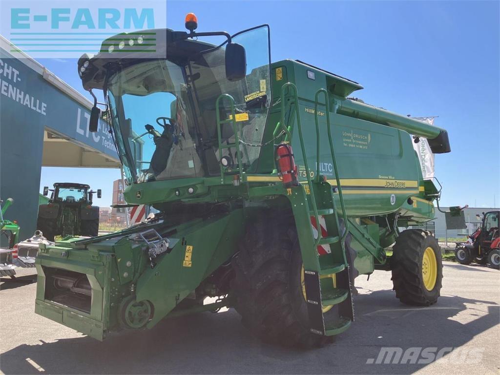 John Deere t550 hm Mietitrebbiatrici