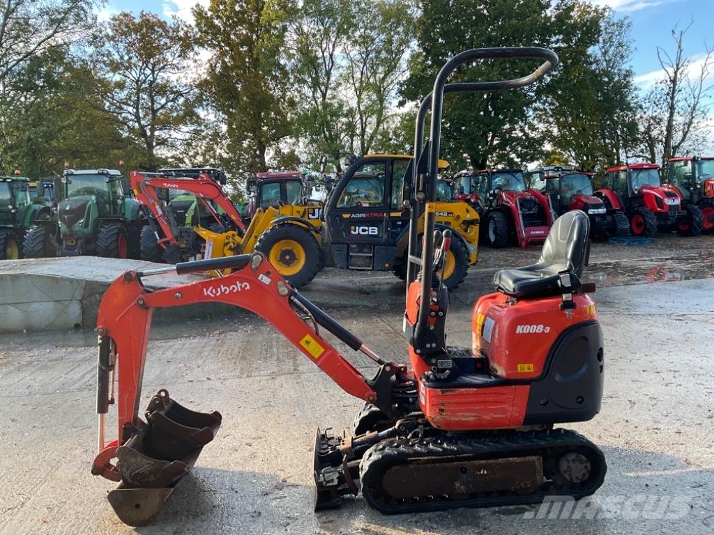 Kubota K 008-3 Miniescavatori