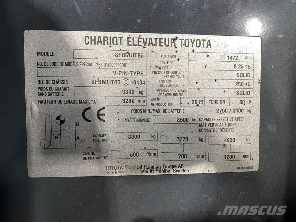 Toyota 8FBMHT85 Carrelli elevatori elettrici