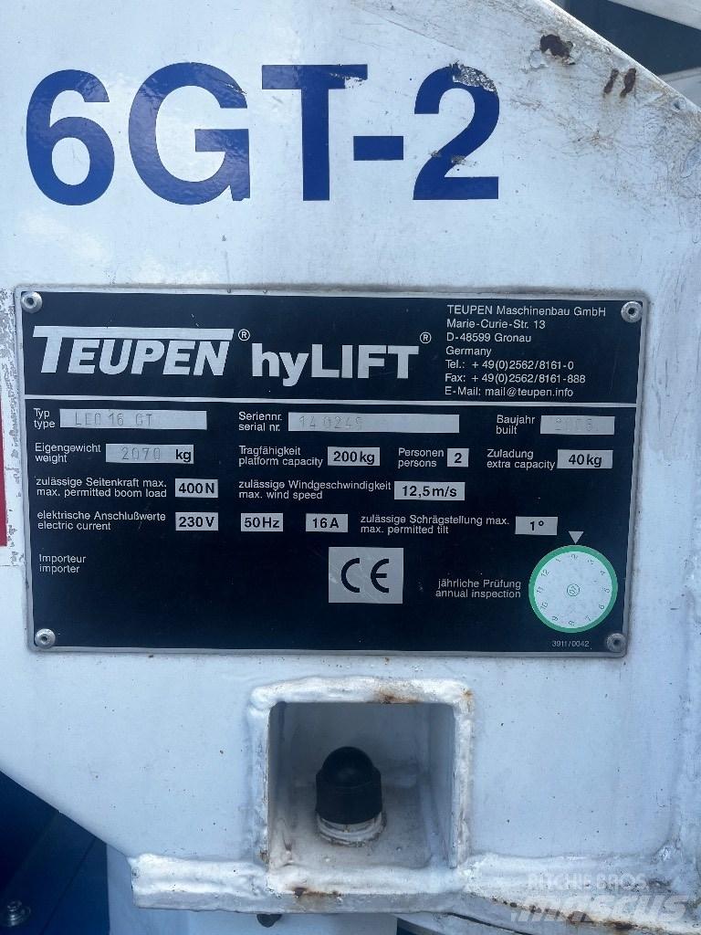 Teupen Leo 16GT Piattaforme a braccio articolato