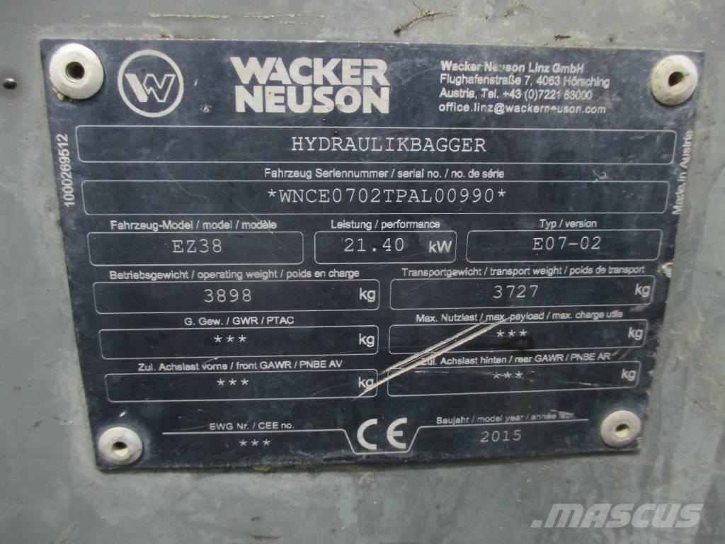 Wacker Neuson EZ 38 Escavatori cingolati