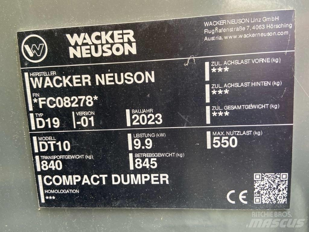 Wacker Neuson DT10 Dumper cingolati