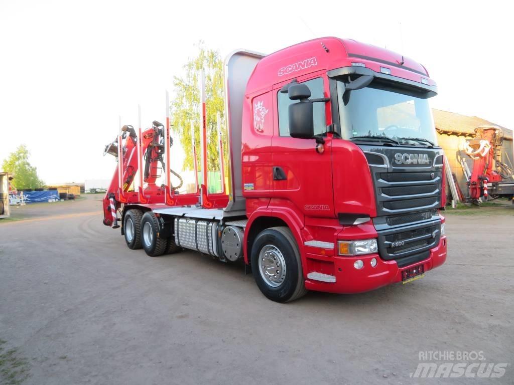 Scania R 500 Camion trasporto legname