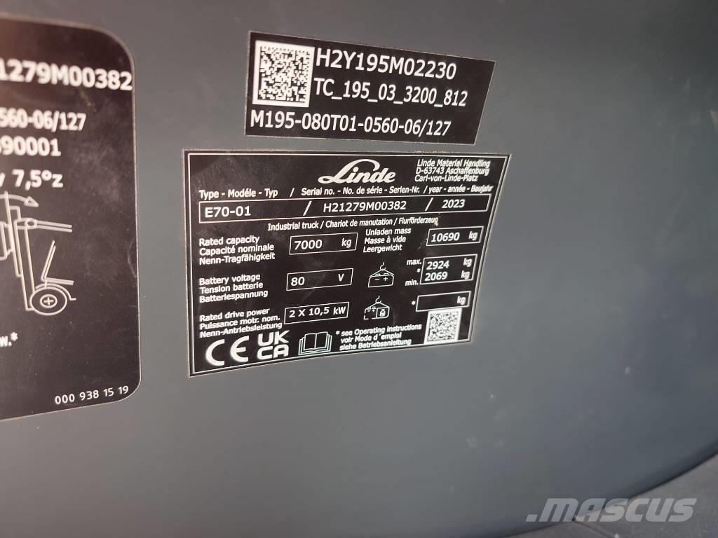 Linde E 70/1279 Carrelli elevatori elettrici