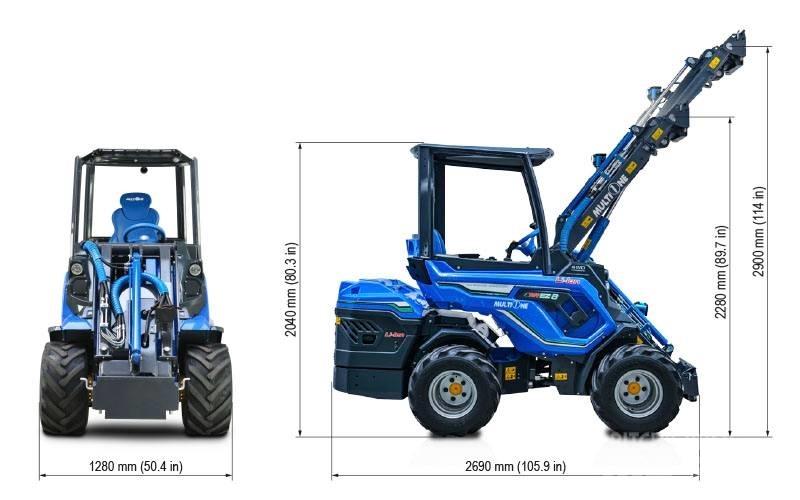 Multione EZ 8 Mini Pale Gommate