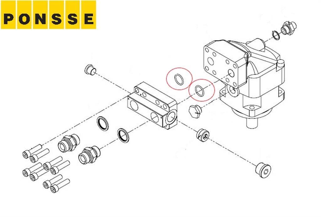 Ponsse 0014102 Componenti idrauliche