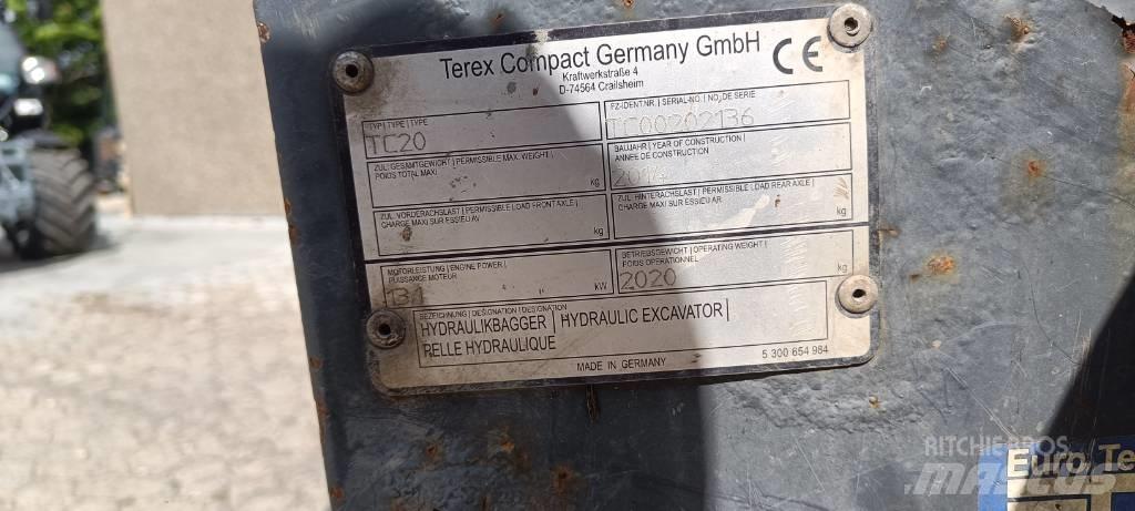 Terex TC 20 Miniescavatori