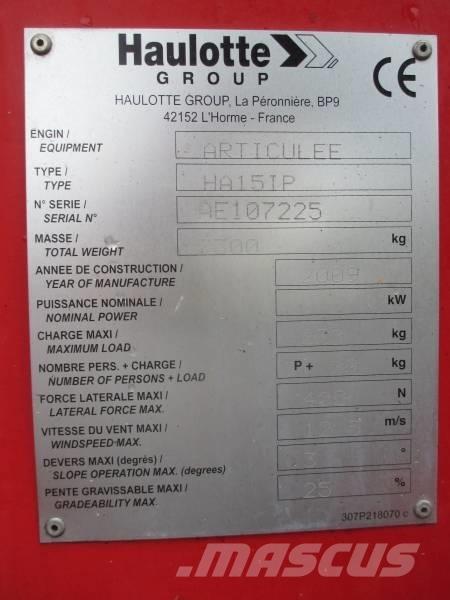 Haulotte HA 15 IP Piattaforme a braccio articolato