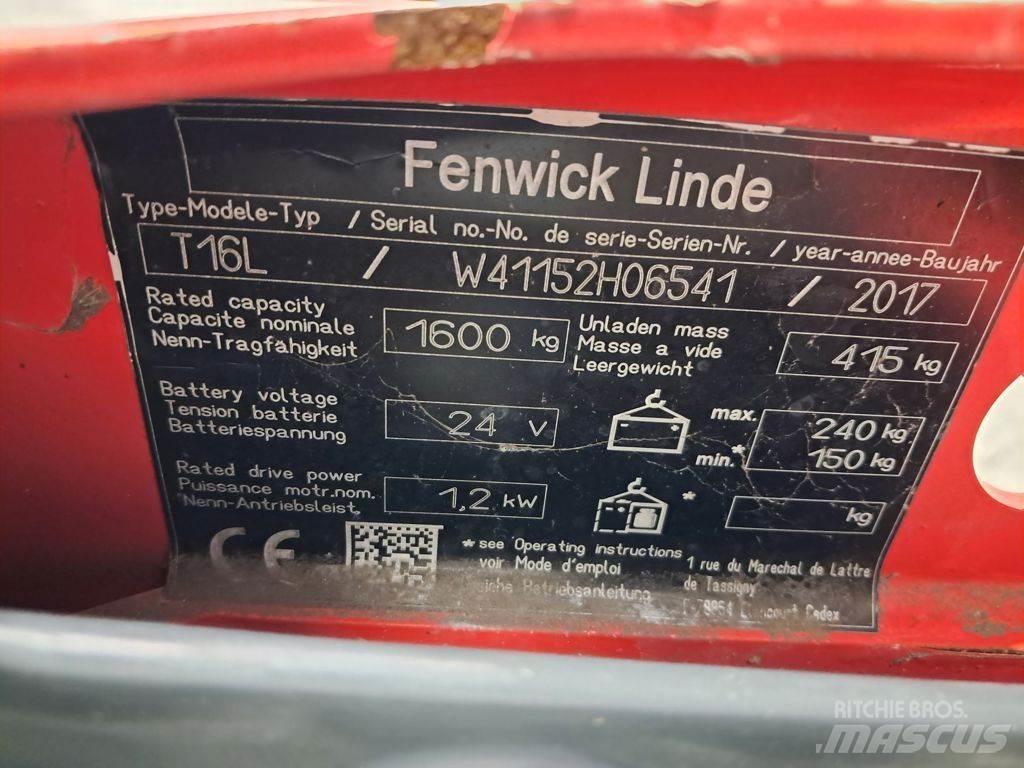 Linde T16L Transpallet elettrici a timone