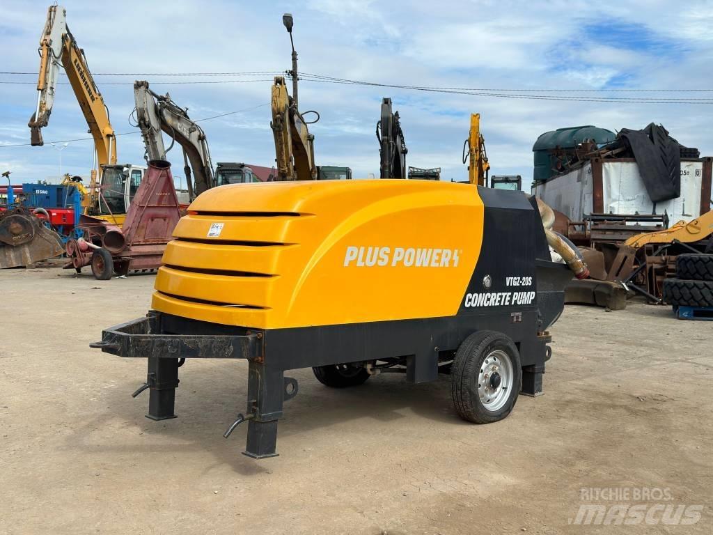 Plus Power VTGZ-20S Autopompe per calcestruzzo