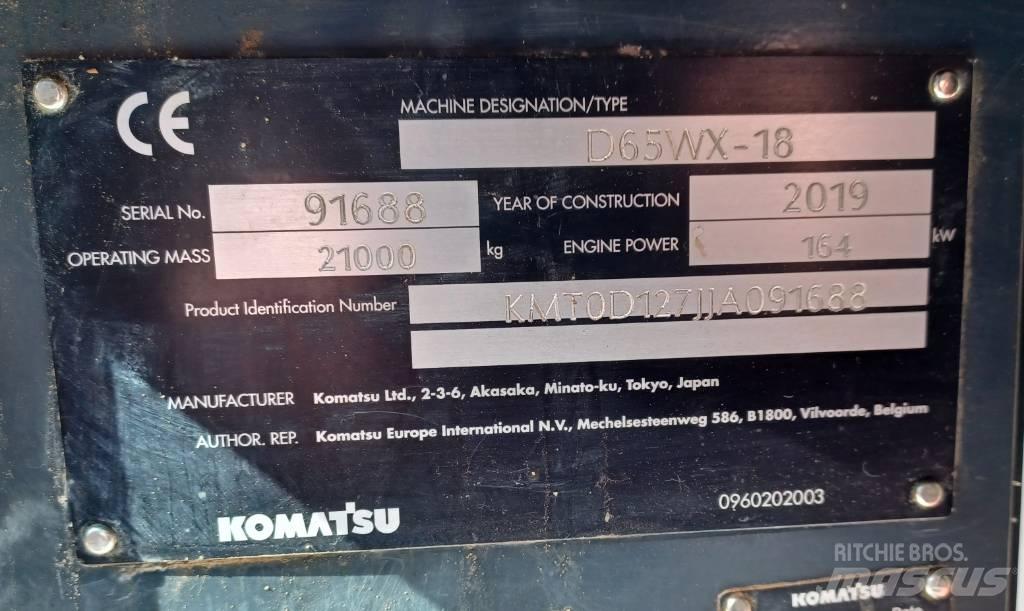 Komatsu D65WX-18 Dozer cingolati