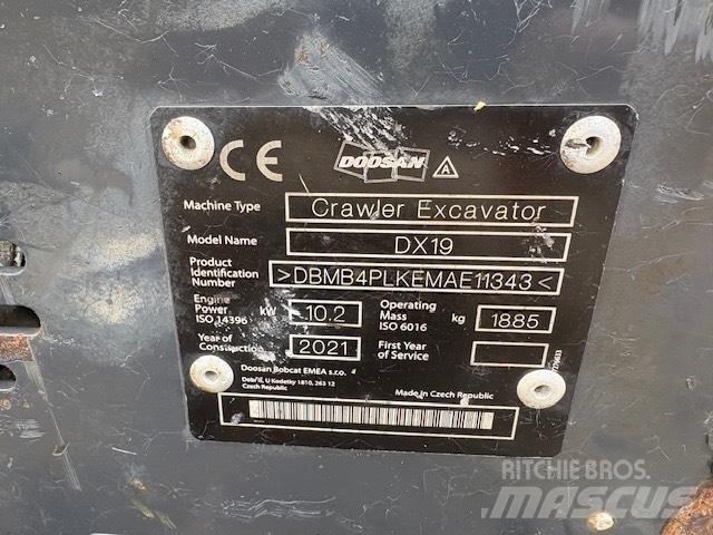 Doosan DX 19Z Miniescavatori
