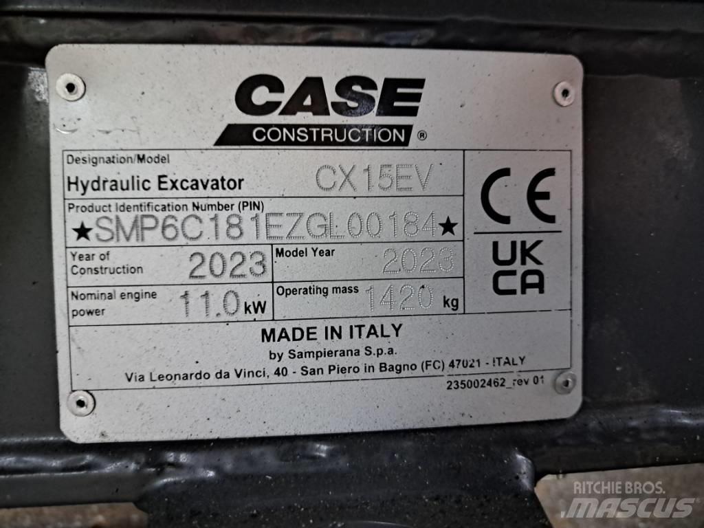 CASE CX15EV Miniescavatori