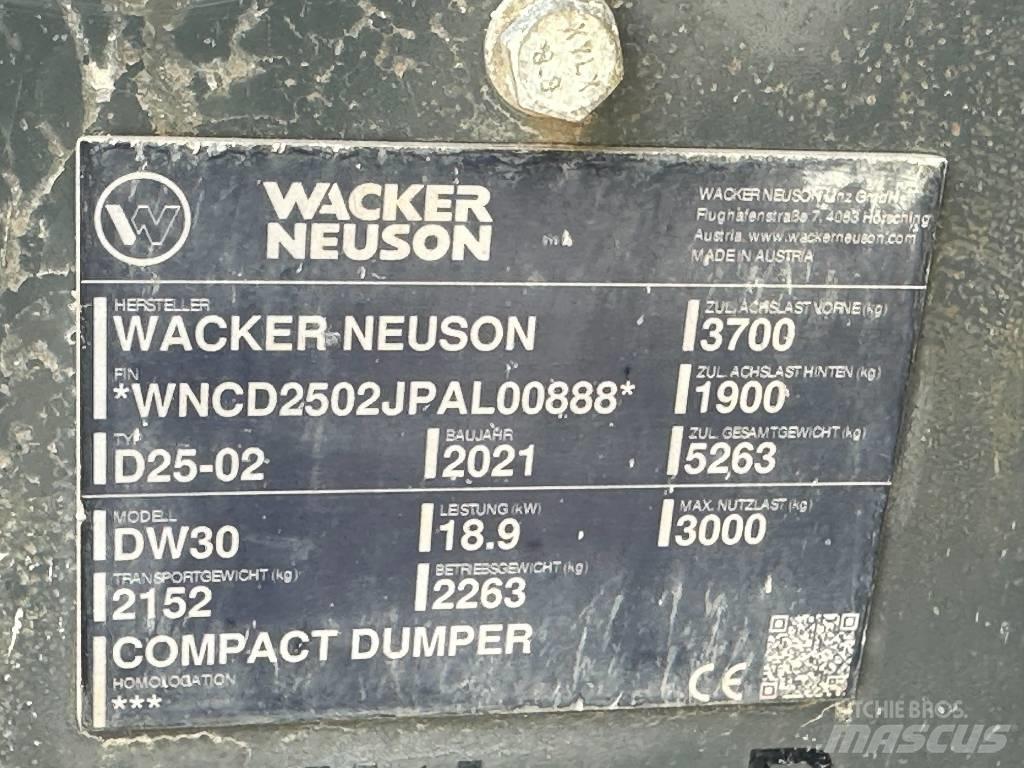 Wacker Neuson DW 30 Mini dumper