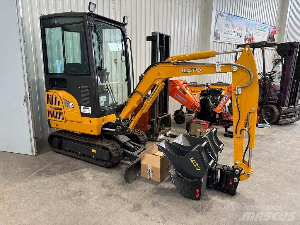 Kato HD 19vxt Miniescavatori