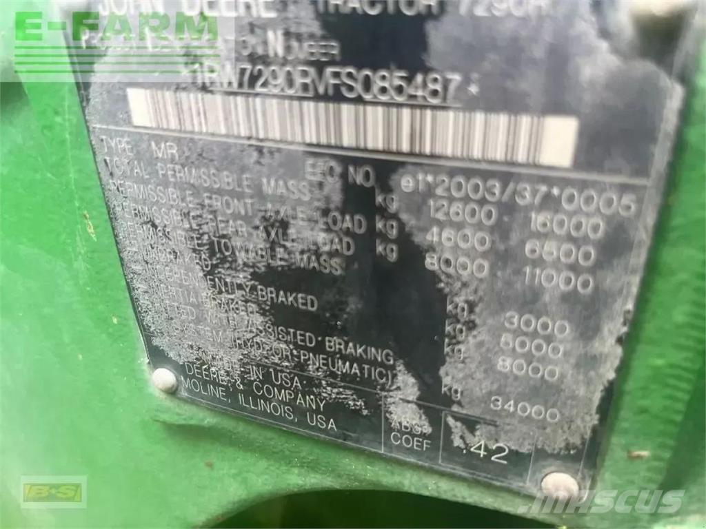 John Deere 7290r Trattori