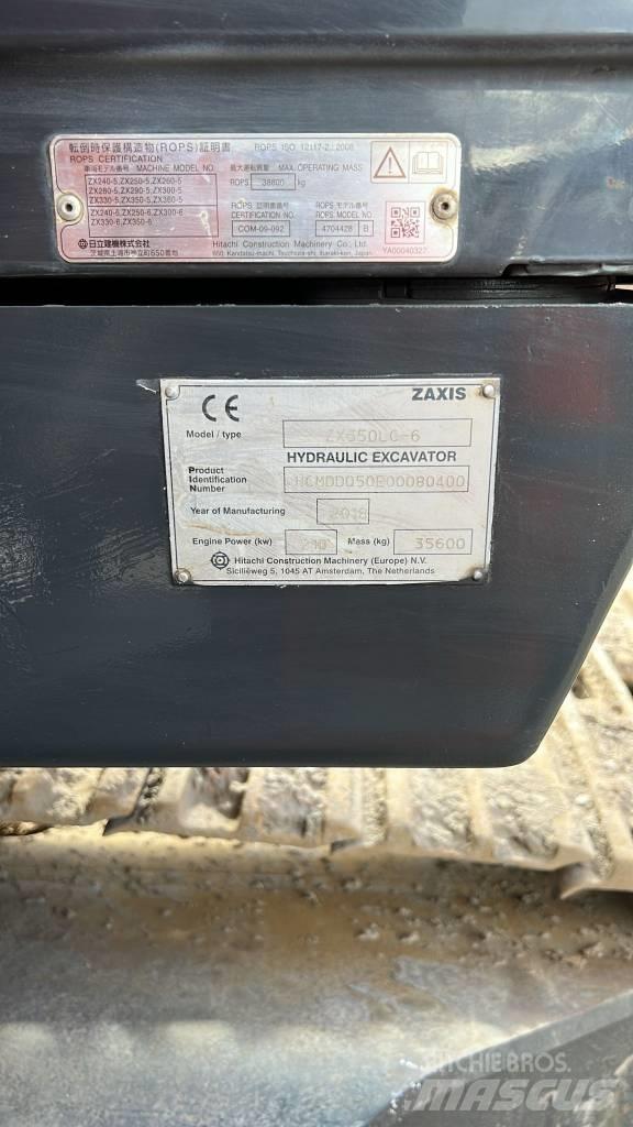 Hitachi ZX350-6 Escavatori cingolati