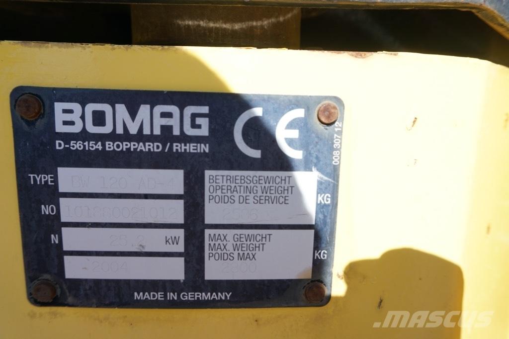 Bomag BW 120 AD-4 Rulli a doppio tamburo