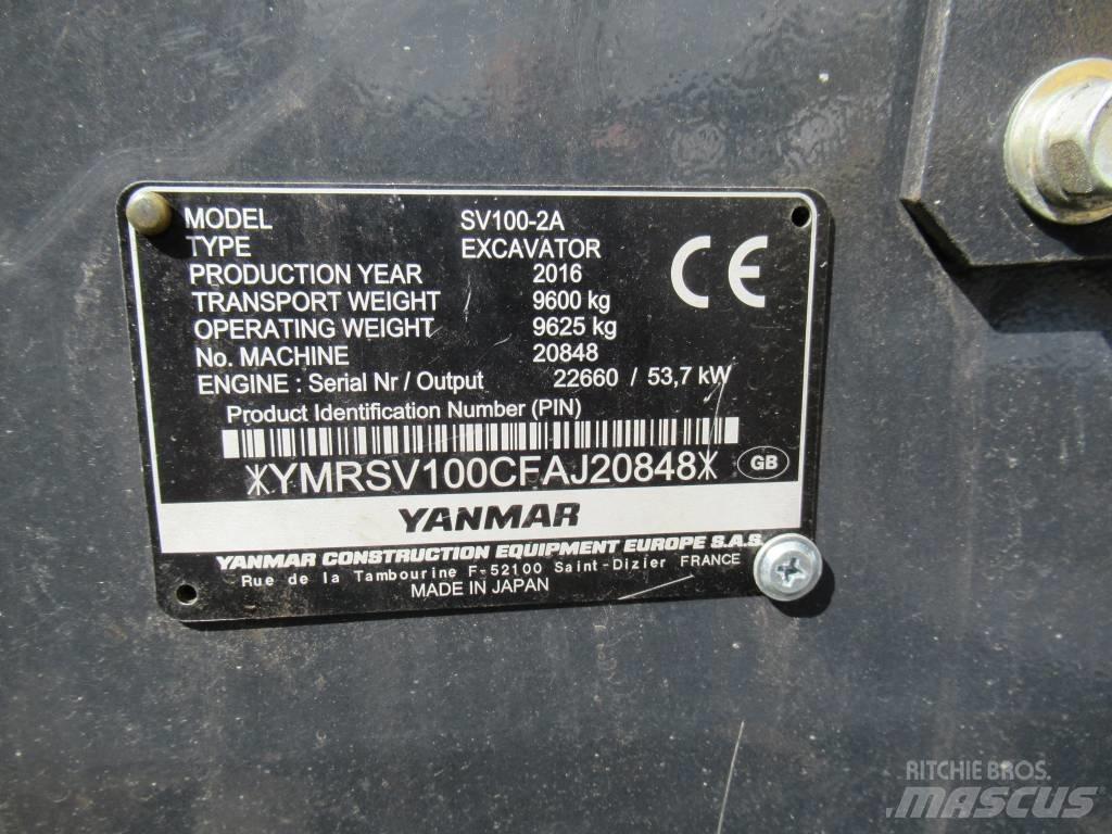 Yanmar SV 100-2A Escavatori medi 7t - 12t