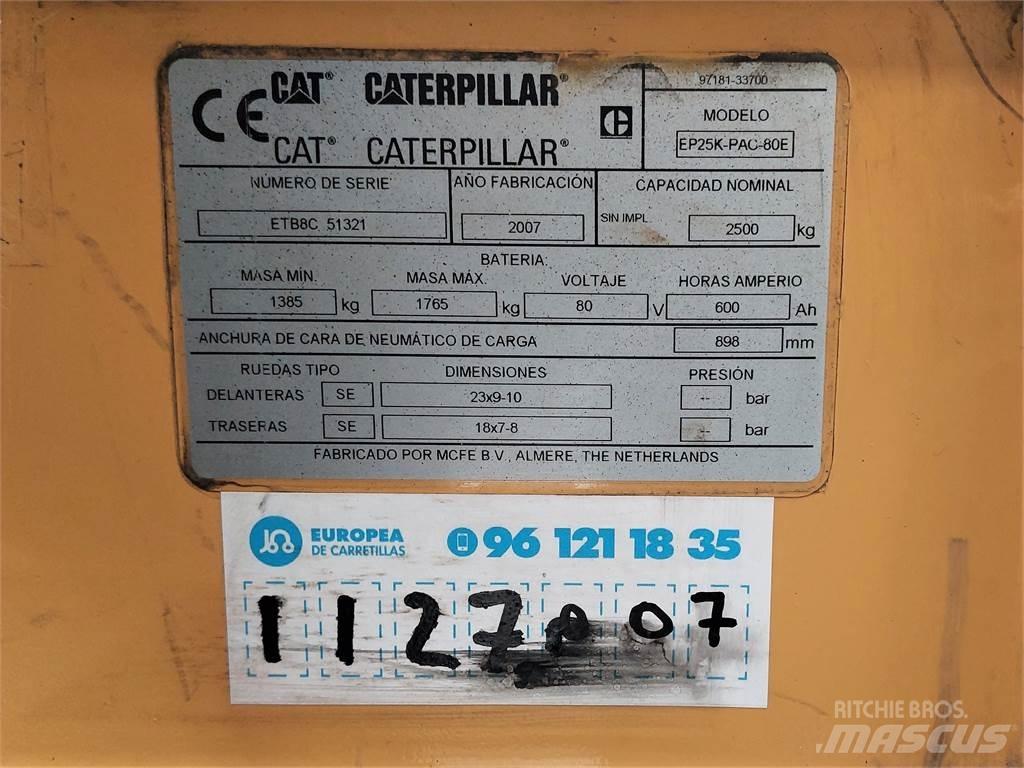CAT EP25K PAC Carrelli elevatori elettrici