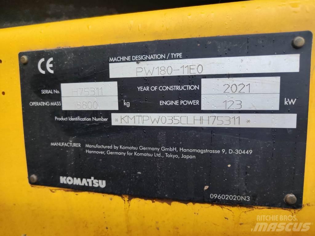 Komatsu PW180-11 Escavatori gommati