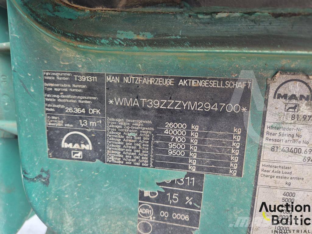 MAN 26.364 Camion ribaltabili