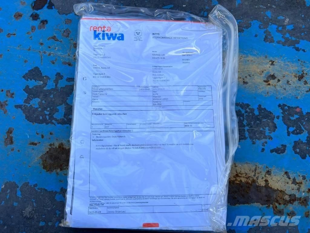 Genie GS 1930 Piattaforme a pantografo