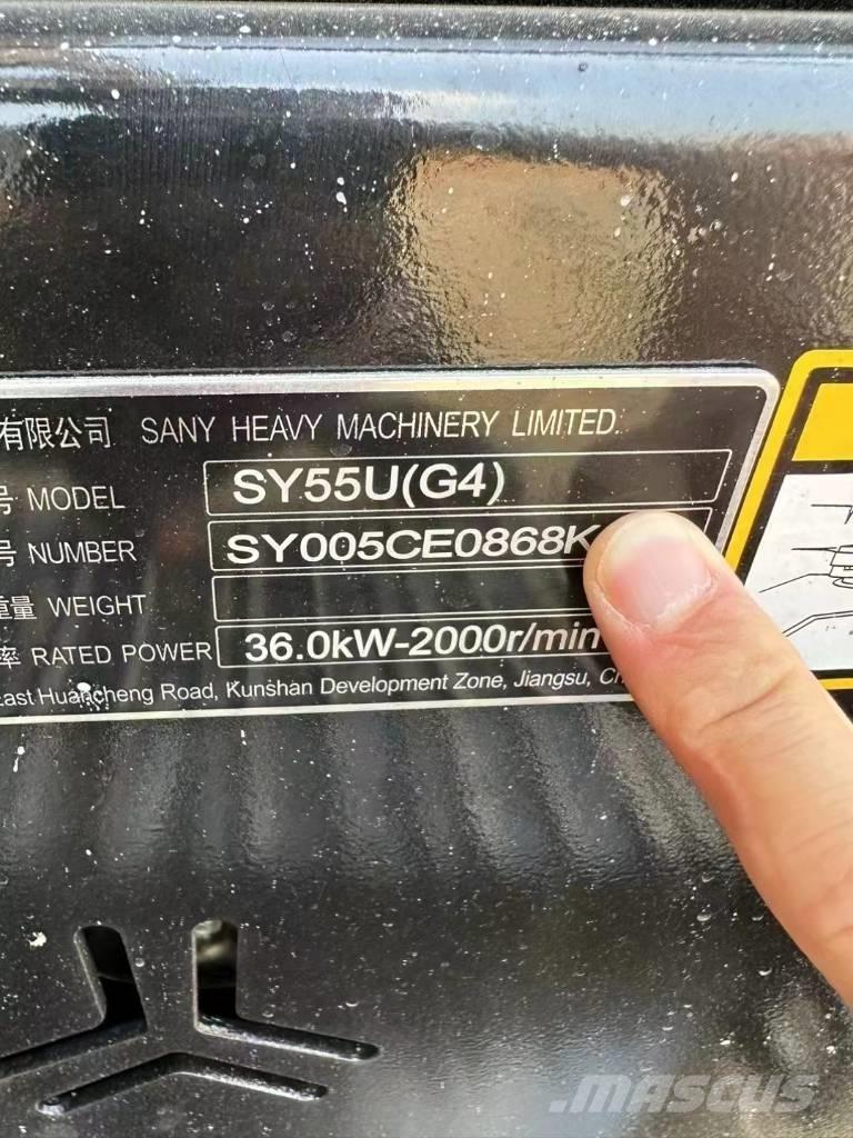 Sany SY 55 U Miniescavatori