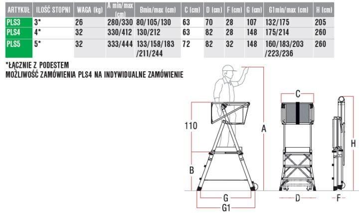Faraone Faraone PLS3 Scale e piattaforme