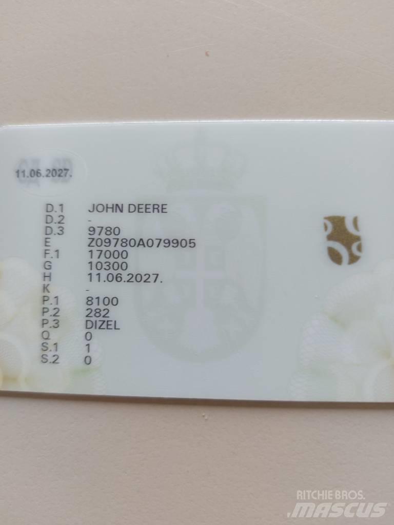 John Deere 9780 CTS Mietitrebbiatrici