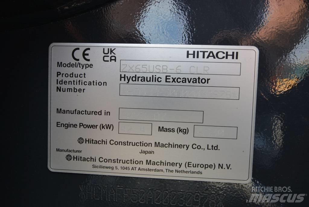 Hitachi ZX 65 USB-6 Miniescavatori