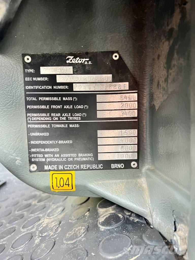 Zetor 7441 PROXIMA Trattori