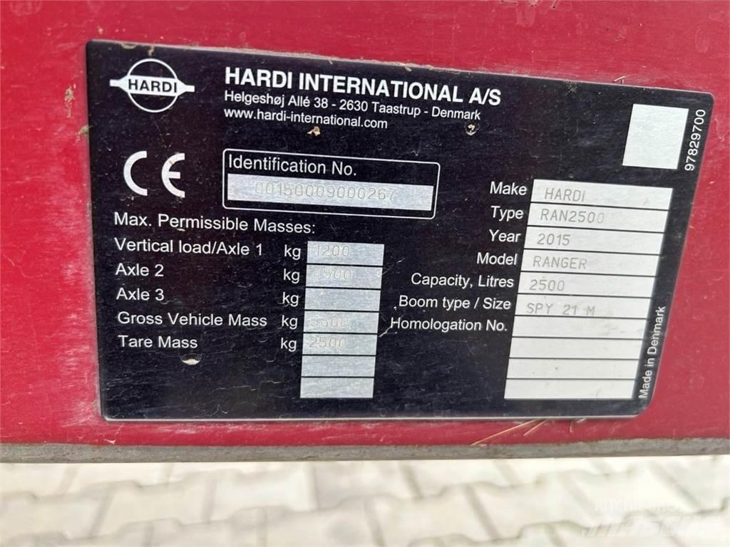 Hardi Ranger 2500 Irroratrici trainate