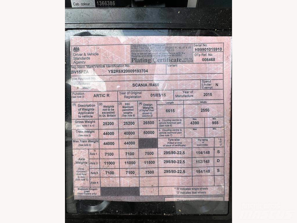 Scania R 450 LA Motrici e Trattori Stradali