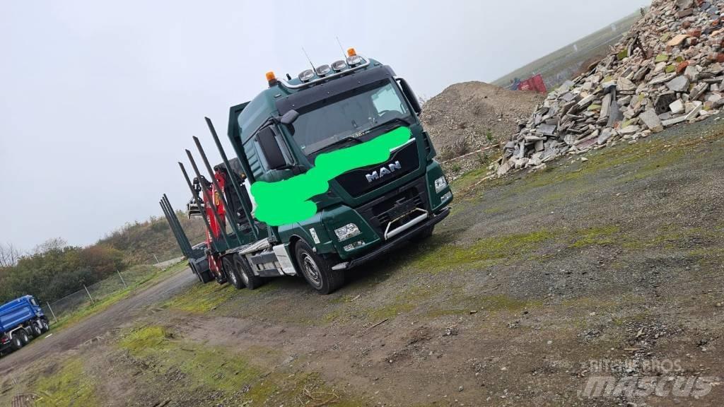 MAN TGX 26.580 Camion trasporto legname