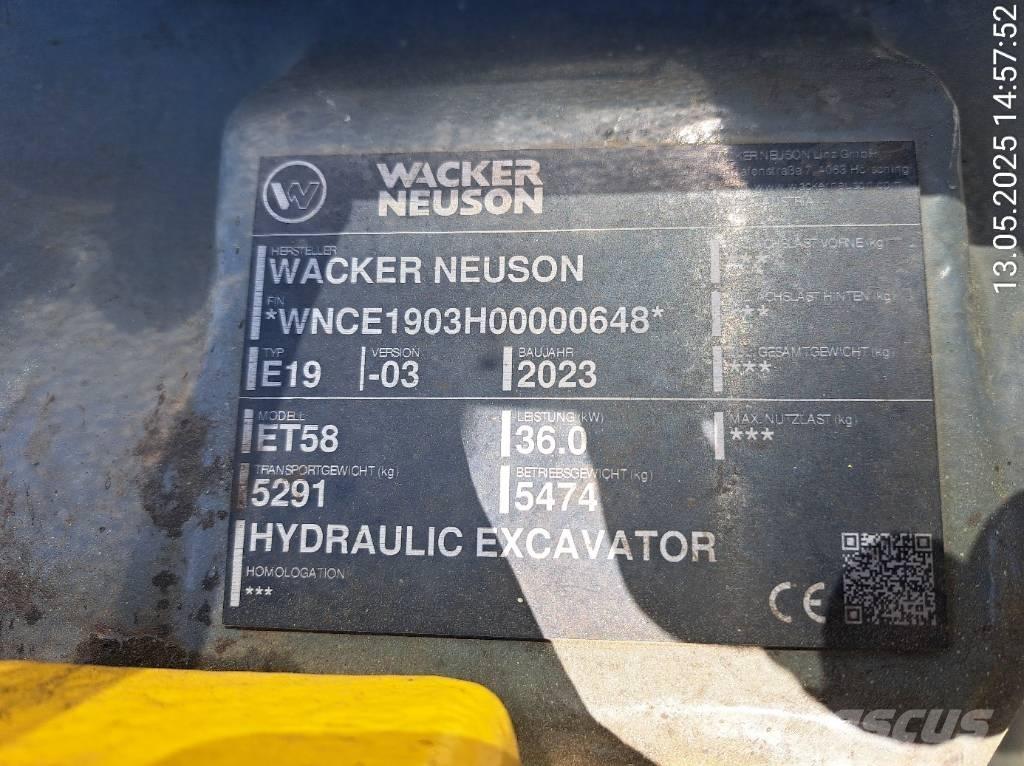 Wacker Neuson ET58 Escavatori cingolati