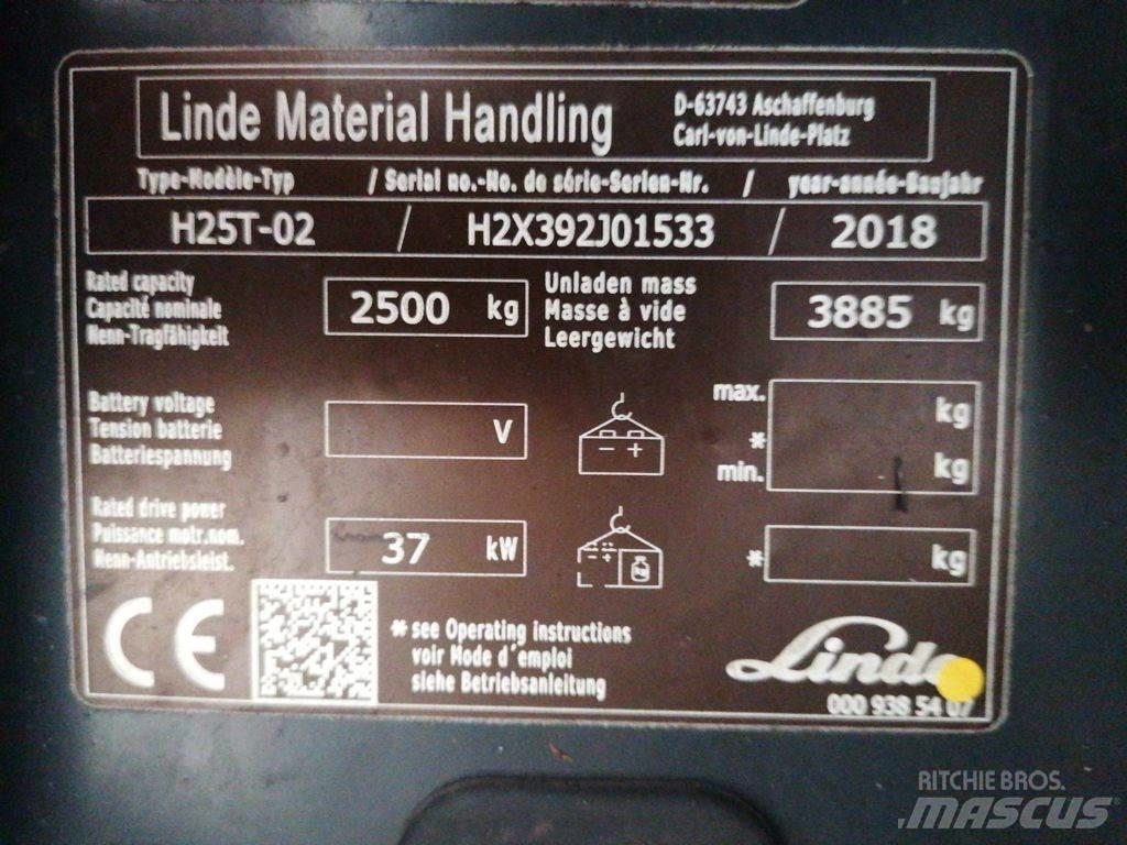 Linde H25T-02 Carrelli elevatori GPL
