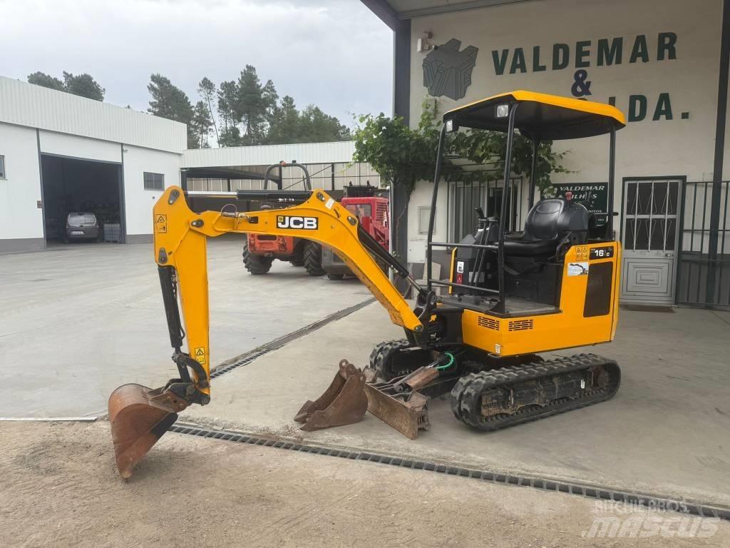 JCB 16 C-1, 821h Miniescavatori