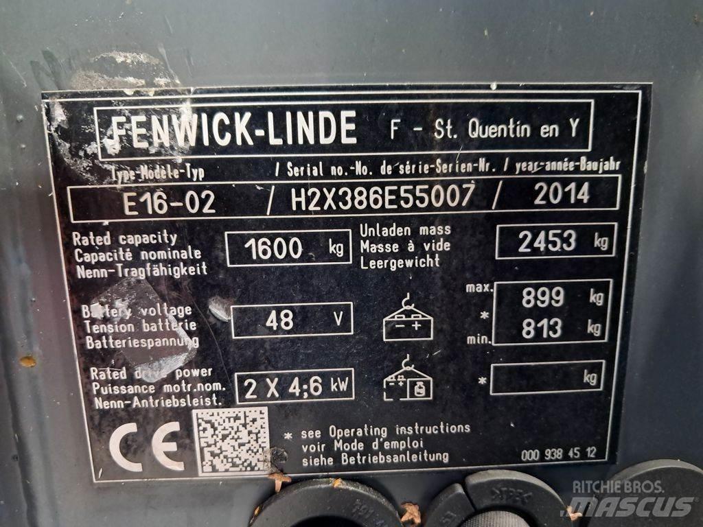 Linde E16-02 Carrelli elevatori elettrici