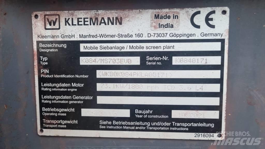 Kleemann MS 703 EVO Vagli mobili