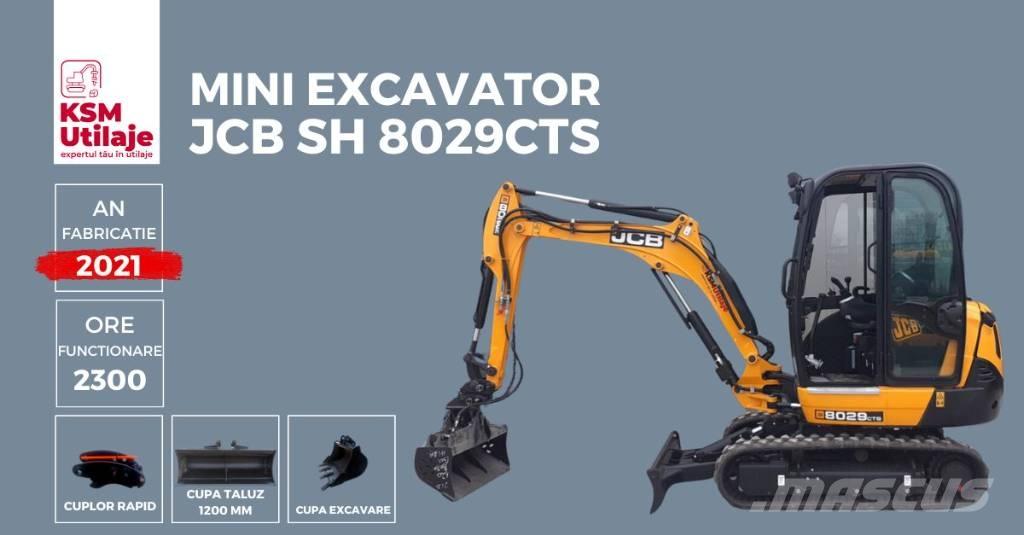 JCB 8029 CTS Miniescavatori
