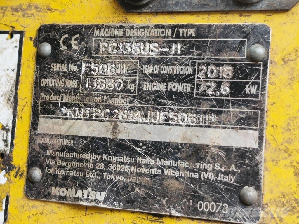 Komatsu PC 138 US-11 Escavatori cingolati