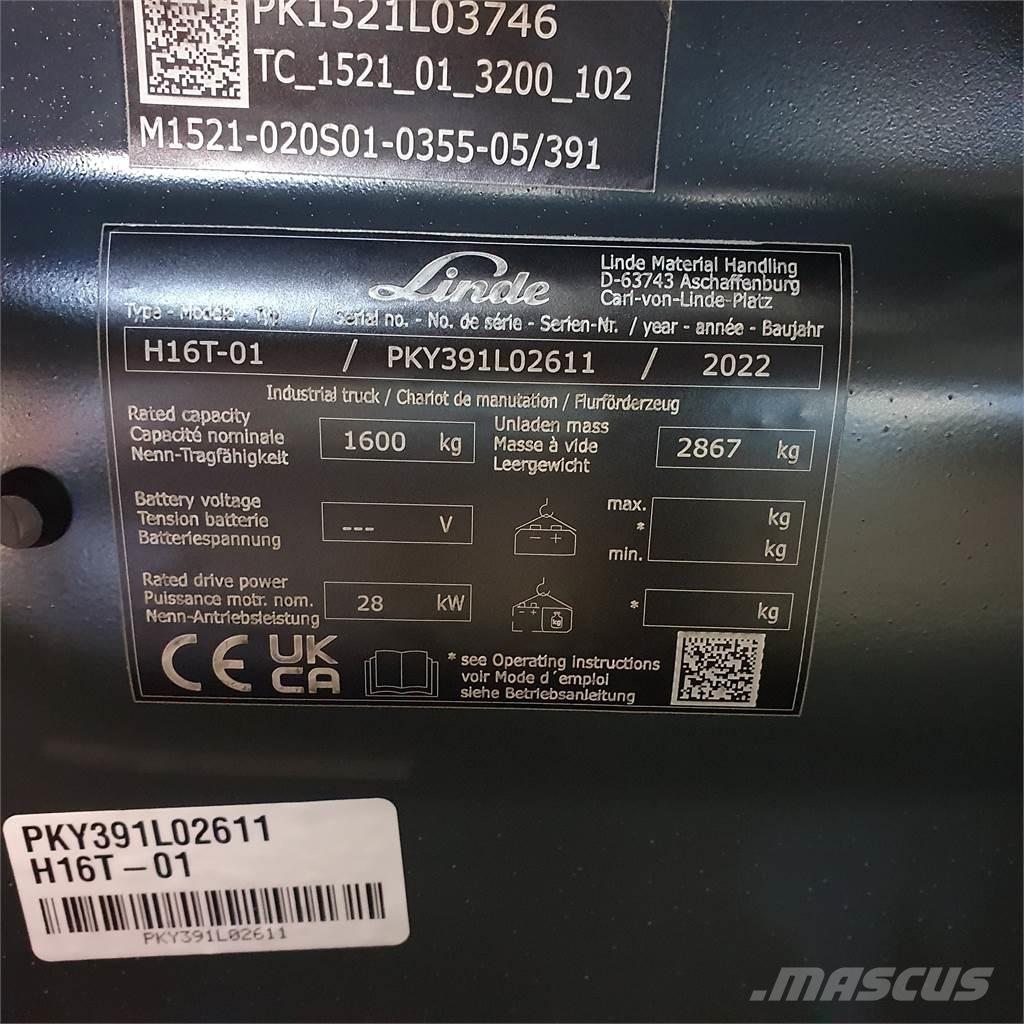 Linde H16T Carrelli elevatori GPL